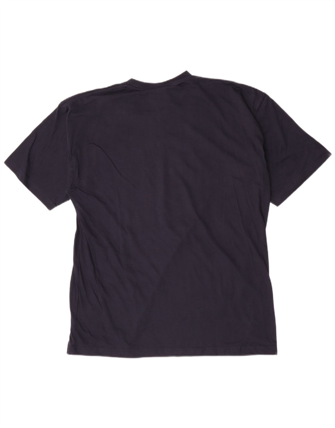 Umbro Herren T-Shirt Top Large Marineblau Baumwolle