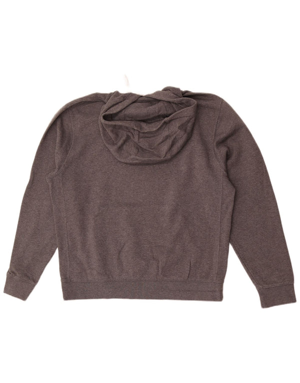 Nike Herren Kapuzenpullover aus mittelgrauer Baumwolle