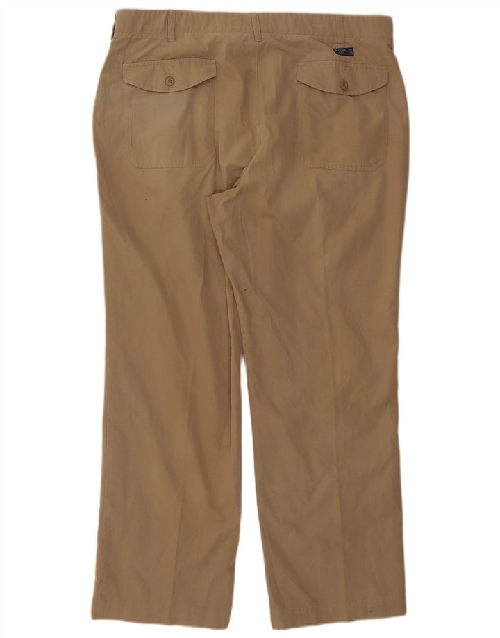 Marks & Spencer Herren Blue Harbor Bootcut Chinohose W38 L29 Beige