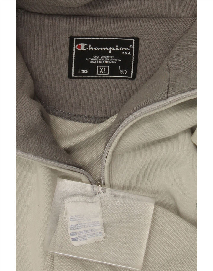 CHAMPION Herren-Trainingsanzug-Oberteil, Jacke, XL, Beige, Baumwolle