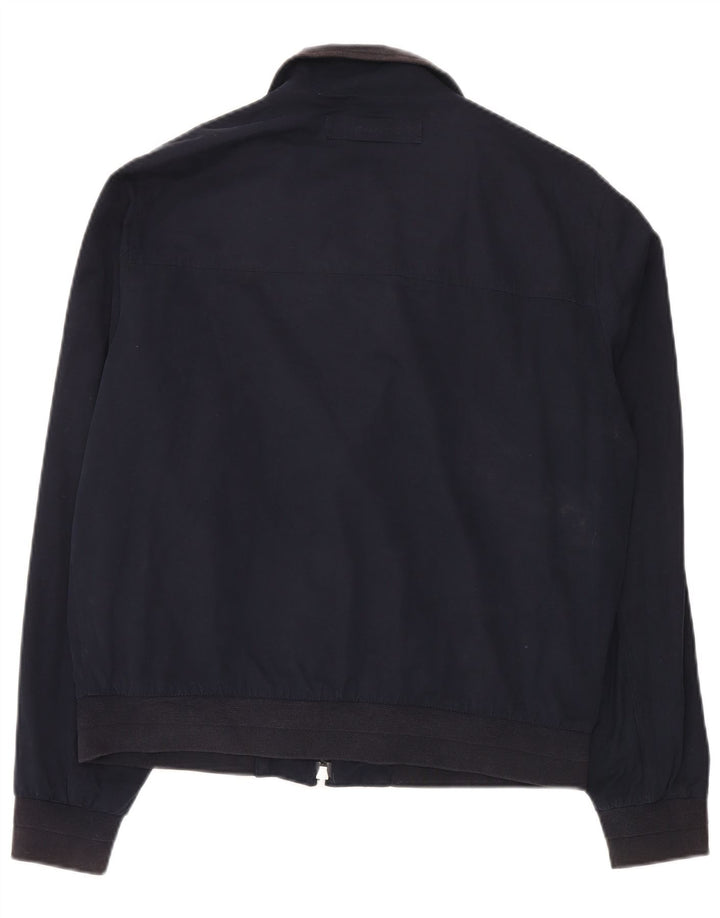 Gant Herren Bomberjacke UK 38 Medium Marineblau Polyester