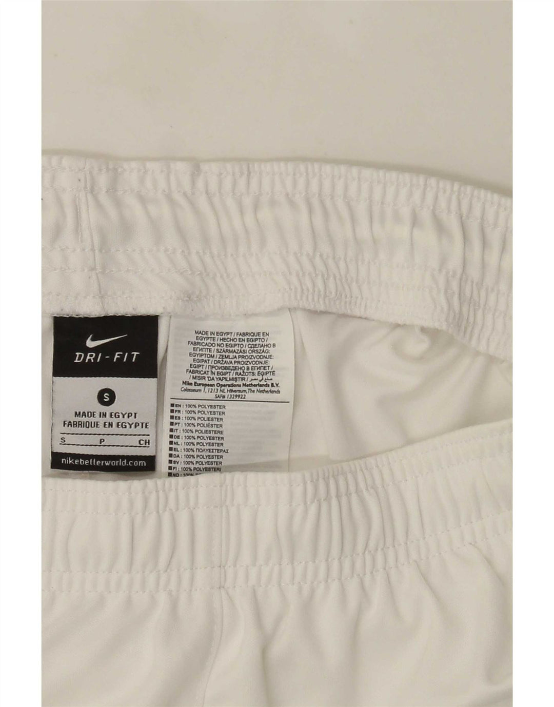 Nike Herren Dri Fit Sportshorts, Größe S, Weiß, Polyester