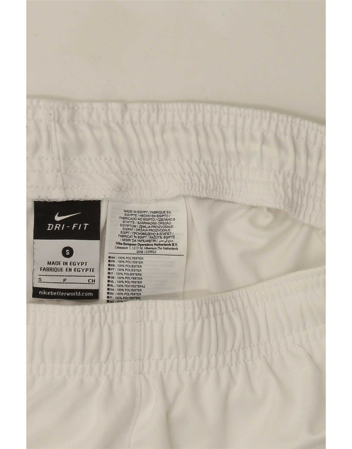 Nike Herren Dri Fit Sportshorts, Größe S, Weiß, Polyester