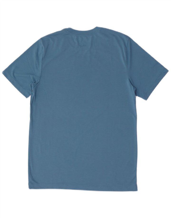 Nike Herren Dri Fit Graphic T-Shirt Top Mittelblau