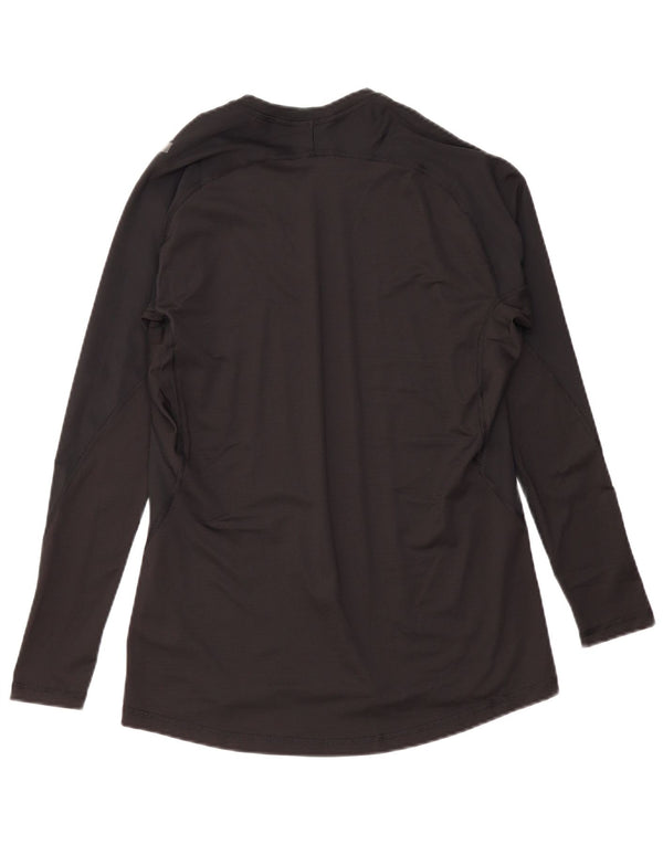 Adidas Damen Climacool Top Langarm UK 18 XL Schwarz Polyester