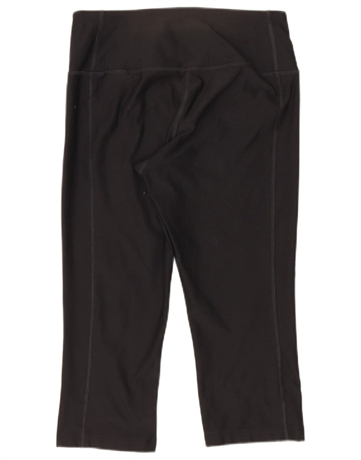 Nike Damen Dri Fit Capri Leggings UK 6 XS Schwarz Polyester