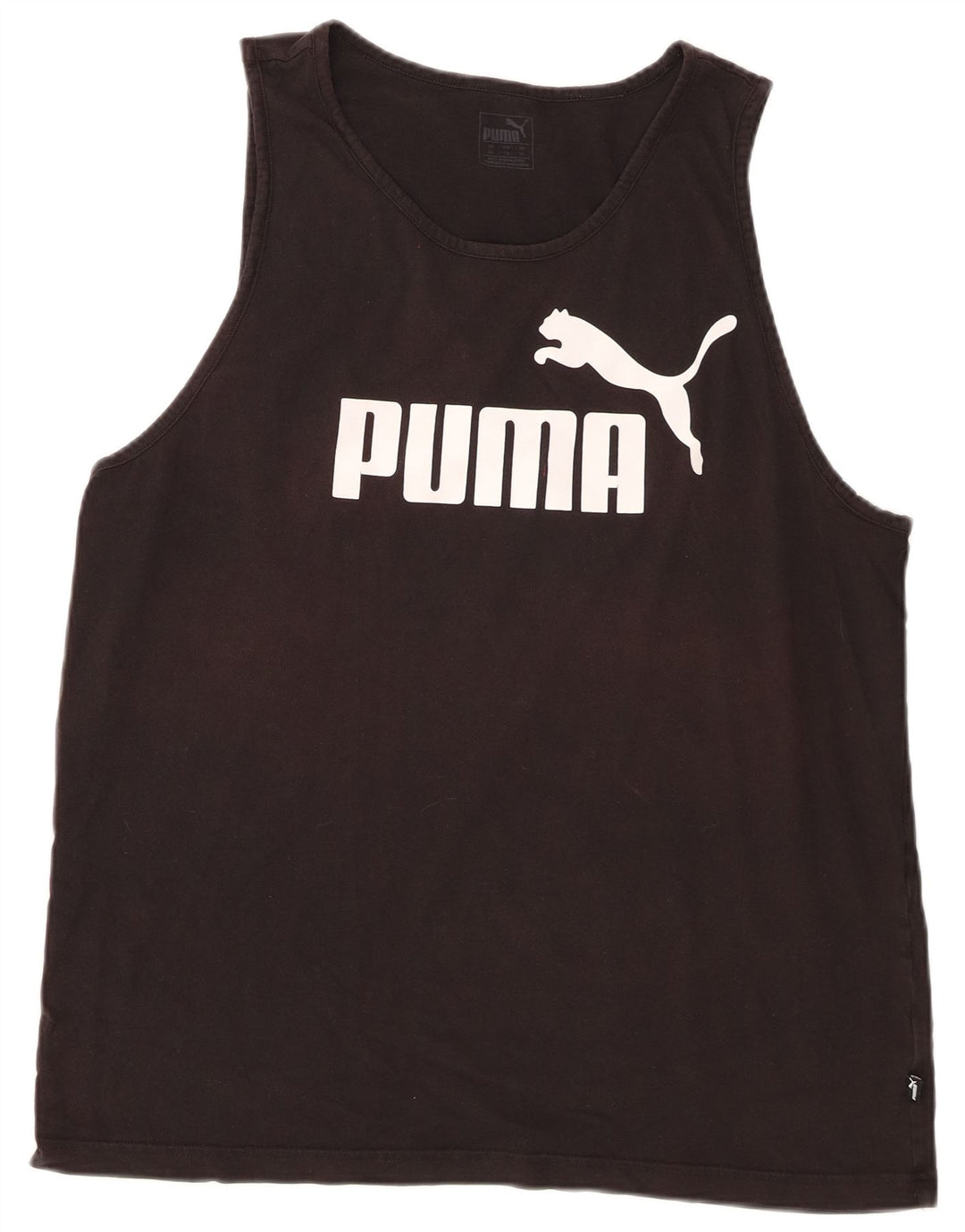 Puma Herren Graphic Vest Top 2XL Schwarz