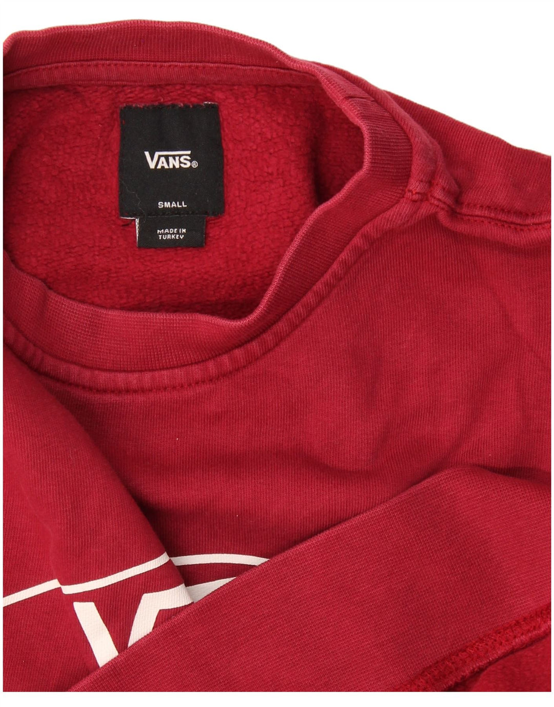 Vans Herren Grafik-Sweatshirt-Pullover, klein, Burgunderrot