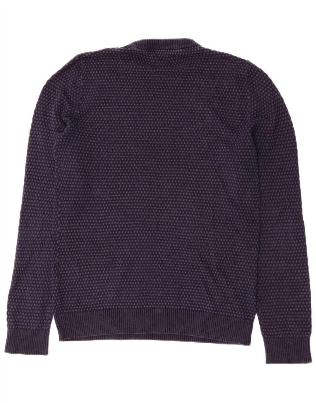 Jack & Jones Herren-Pullover mit Rundhalsausschnitt, mittelmarineblaue Baumwolle