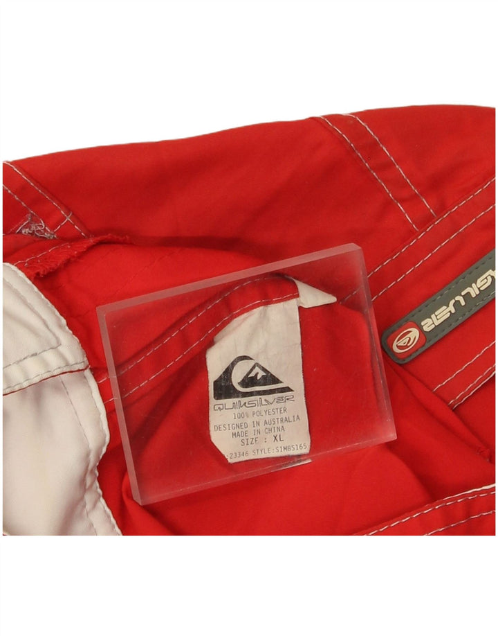 Quiksilver Herren Badeshorts XL Rot Polyester