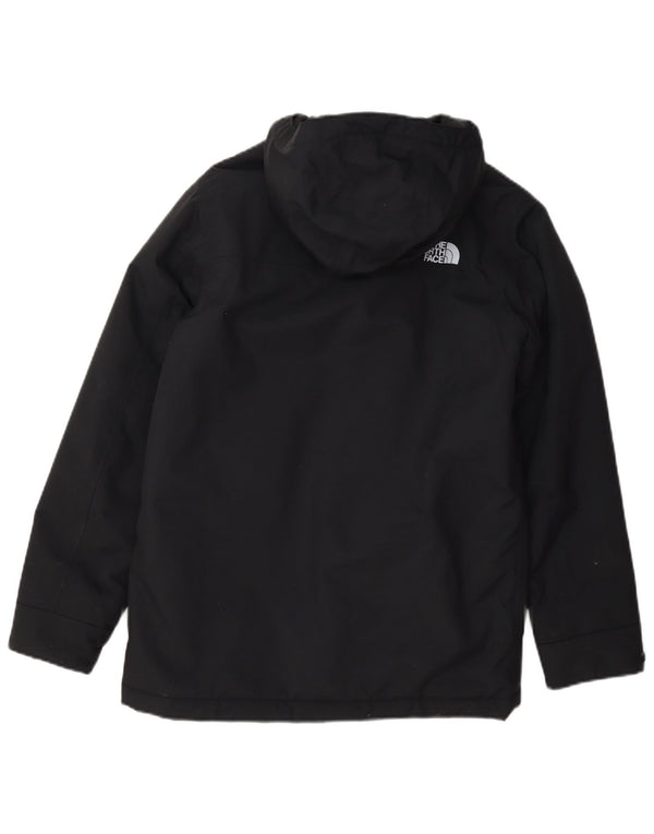 The North Face wattierte Jungenjacke mit Kapuze, 14–15 Jahre, XL, marineblaues Nylon