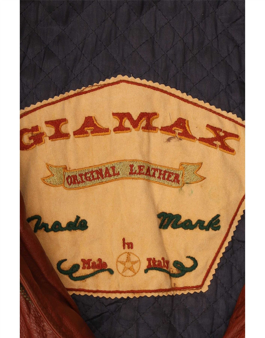 Giamax Herren-Ledermantel mit Kapuze, UK 40, Größe L, Braun