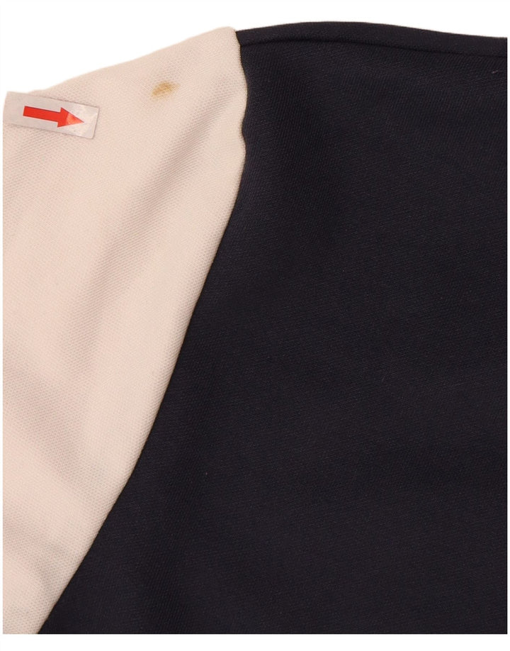Jack & Jones Herren Graphic Varsity Jacke UK 40 Large Marineblau Farbblock