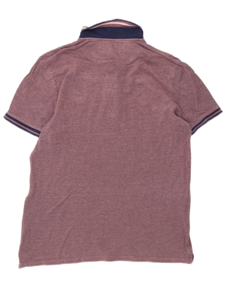 Lyle & Scott Herren-Poloshirt, groß, rosa, Baumwolle