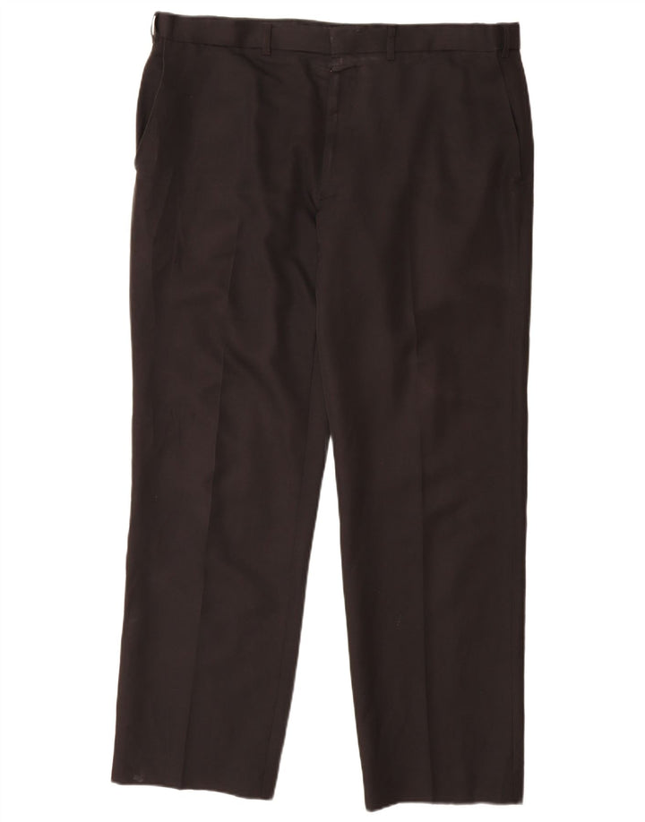 Gerade Herren-Chinohose von Marks & Spencer, W38, L31, Schwarz, Polyester