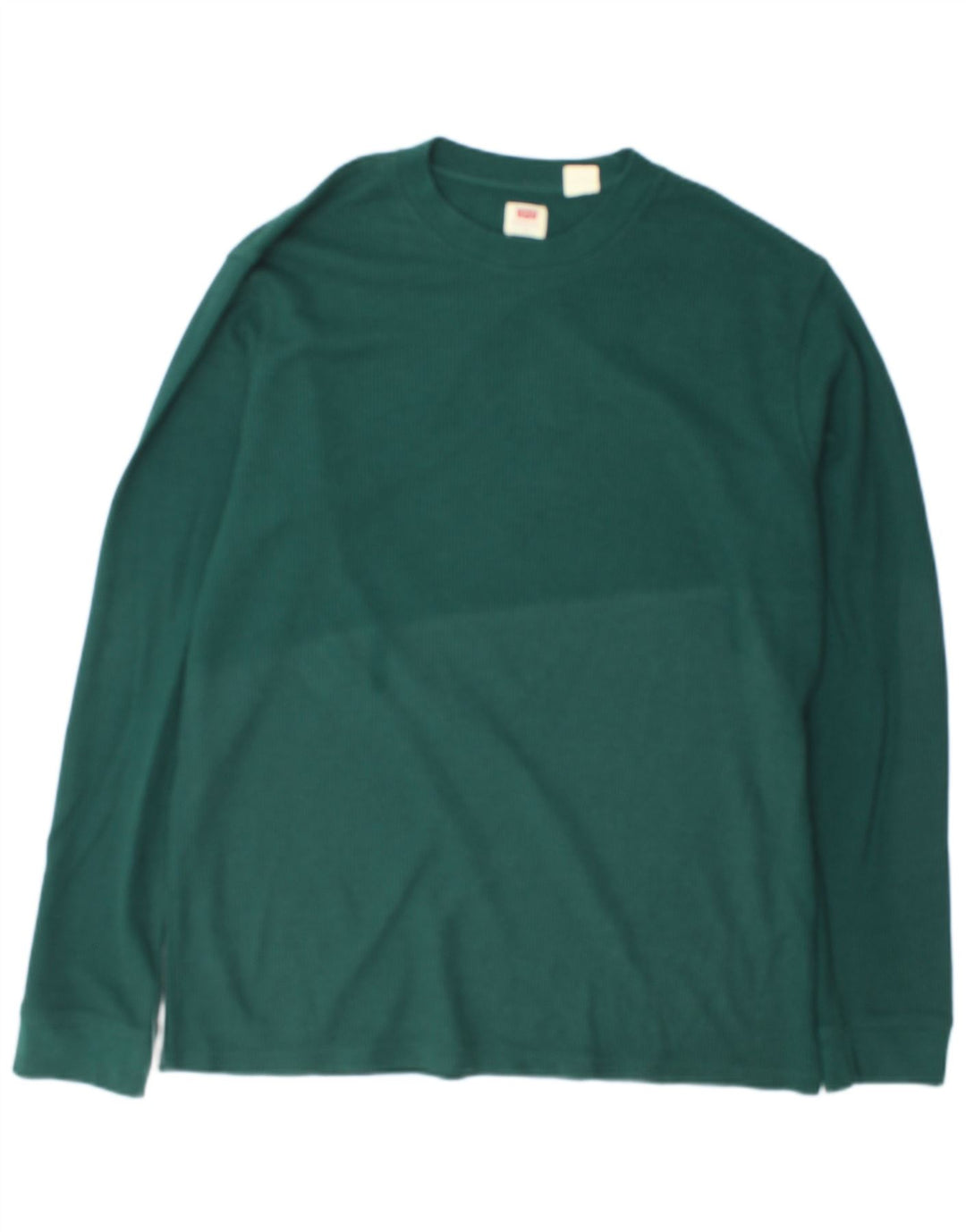 Levi's Herren Standard-Oberteil, langärmelig, groß, grüne Baumwolle