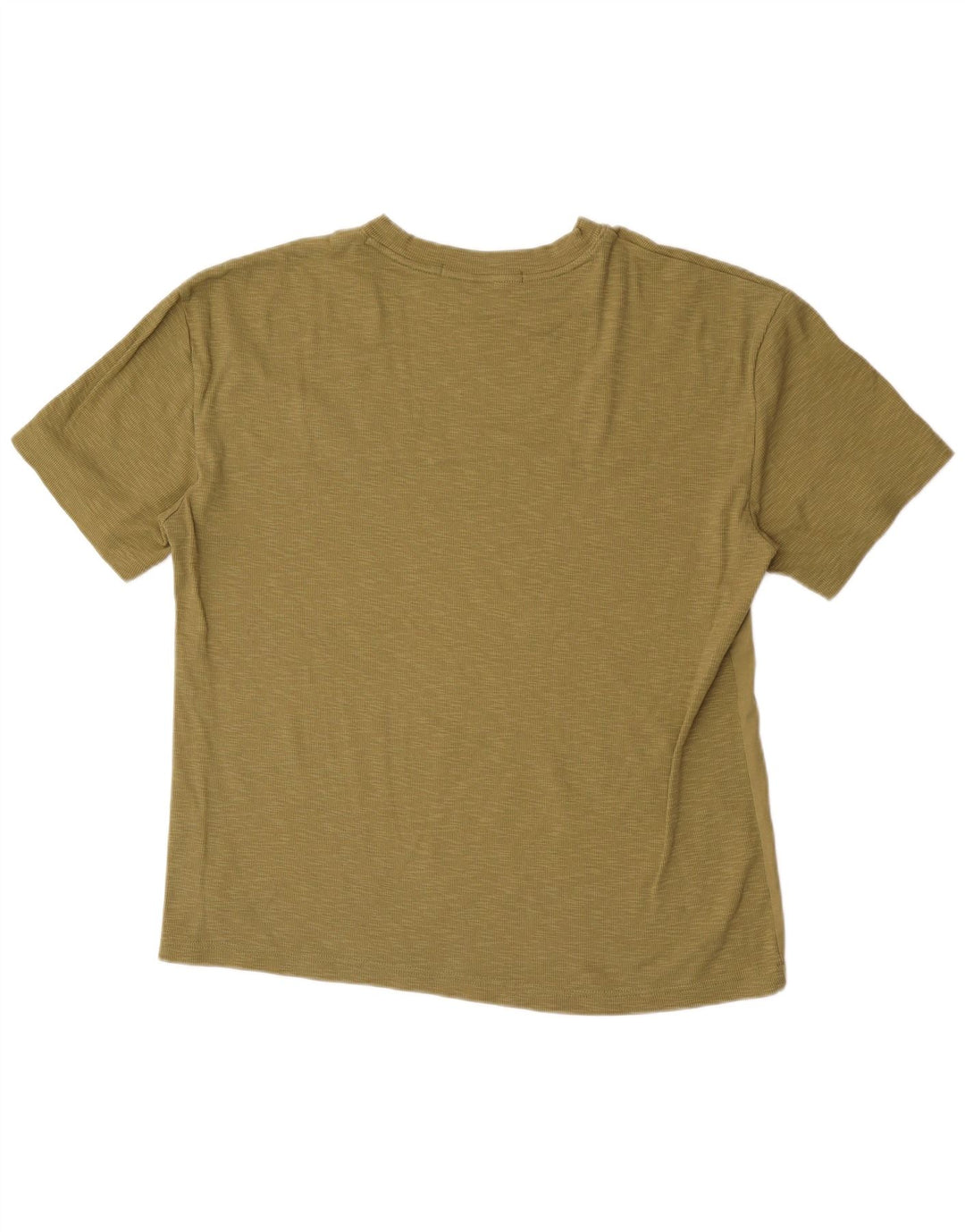 Calvin Klein Herren T-Shirt Top Medium Khaki Colourblock