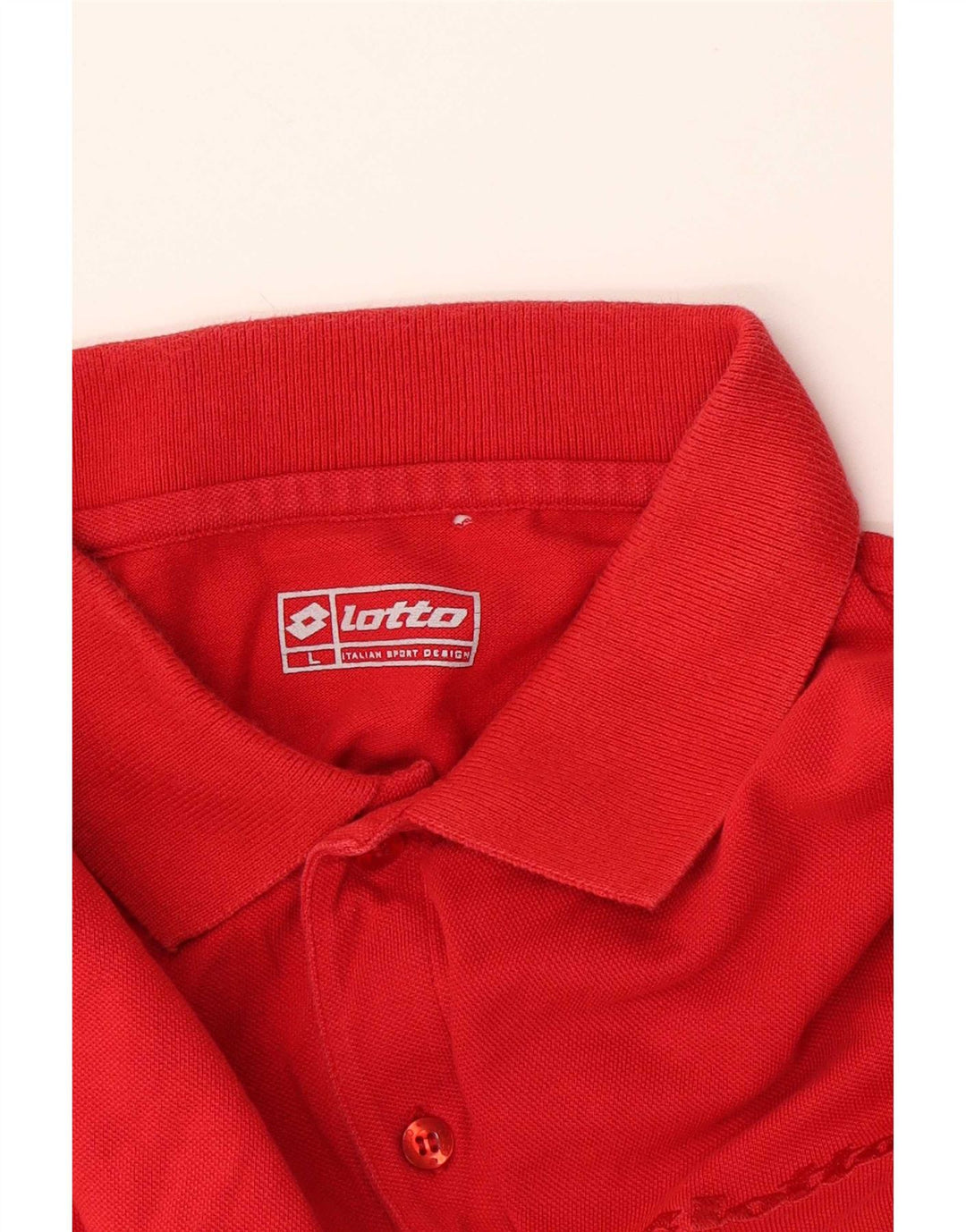 Lotto Herren-Poloshirt, Größe L, Rot