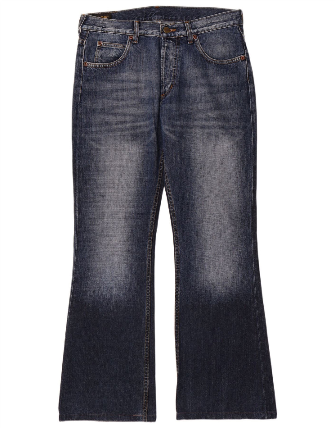 Lee Herren Denver Bootcut Jeans W33 L32 Marineblau Baumwolle