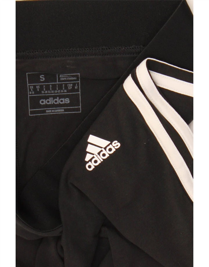 Adidas Damen-Leggings mit regulärer Passform, UK 8/10, Größe S, Schwarz, Baumwolle