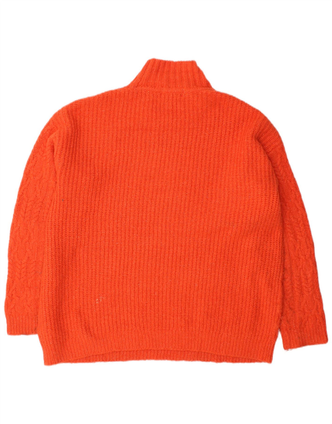 Marks & Spencer Rollkragenpullover für Damen, Gr. 14, mittelorange