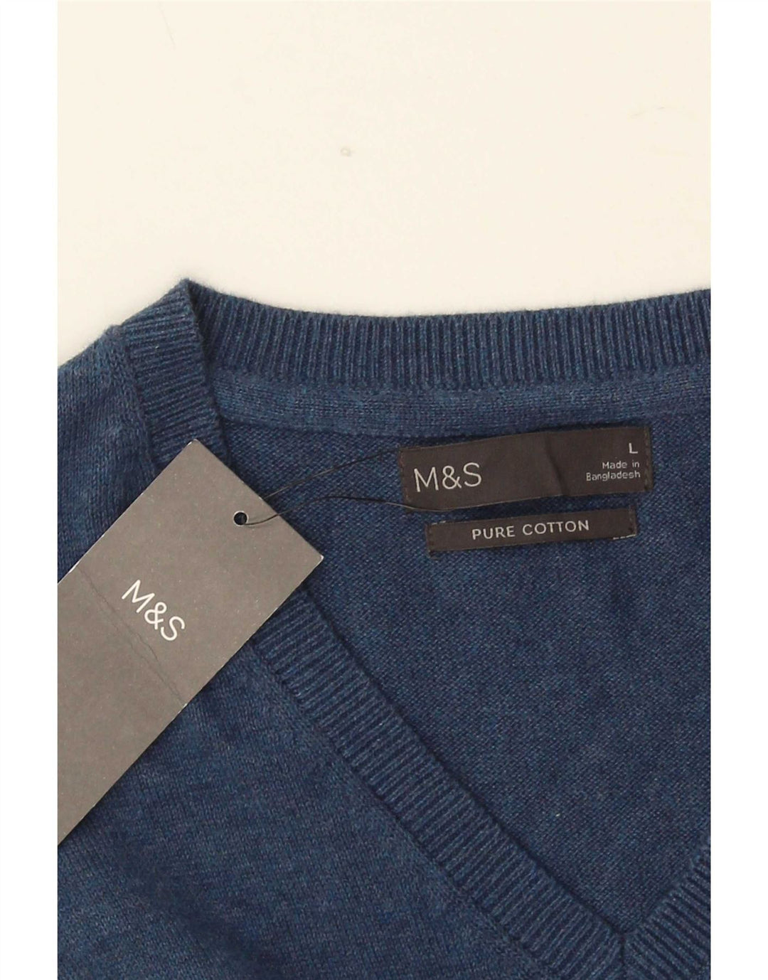 Marks & Spencer Herren-Weste, Tanktop, groß, marineblau, Baumwolle