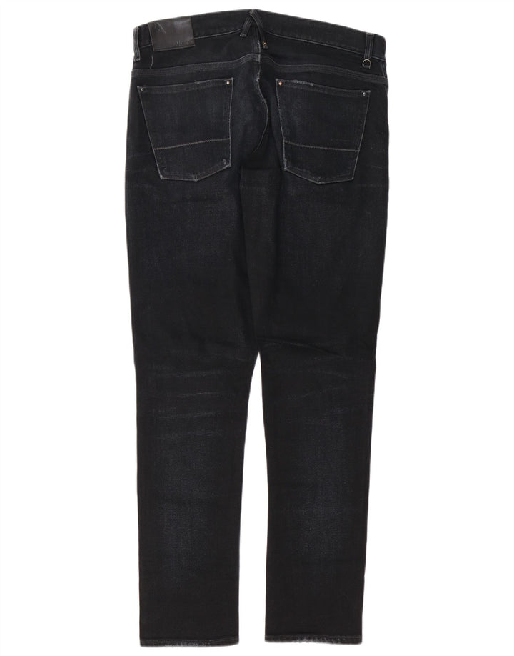 Cycle Herren Distressed Slim Jeans W34 L32 Schwarze Baumwolle