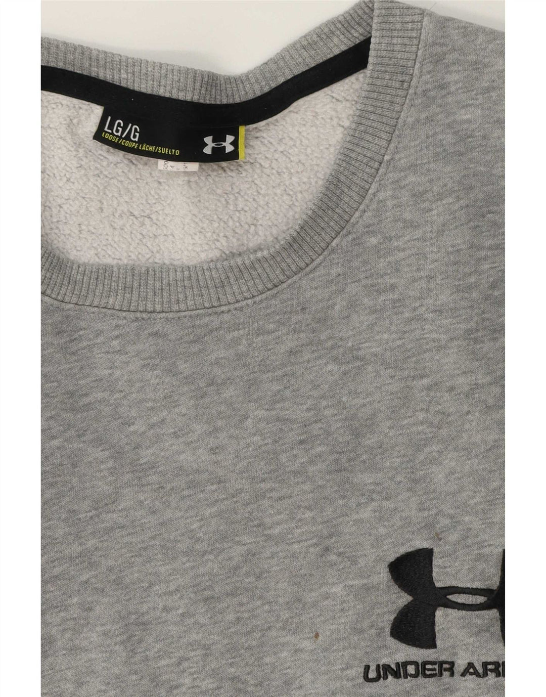 Under Armour Herren-Sweatshirt mit Grafik, groß, grau gefleckt