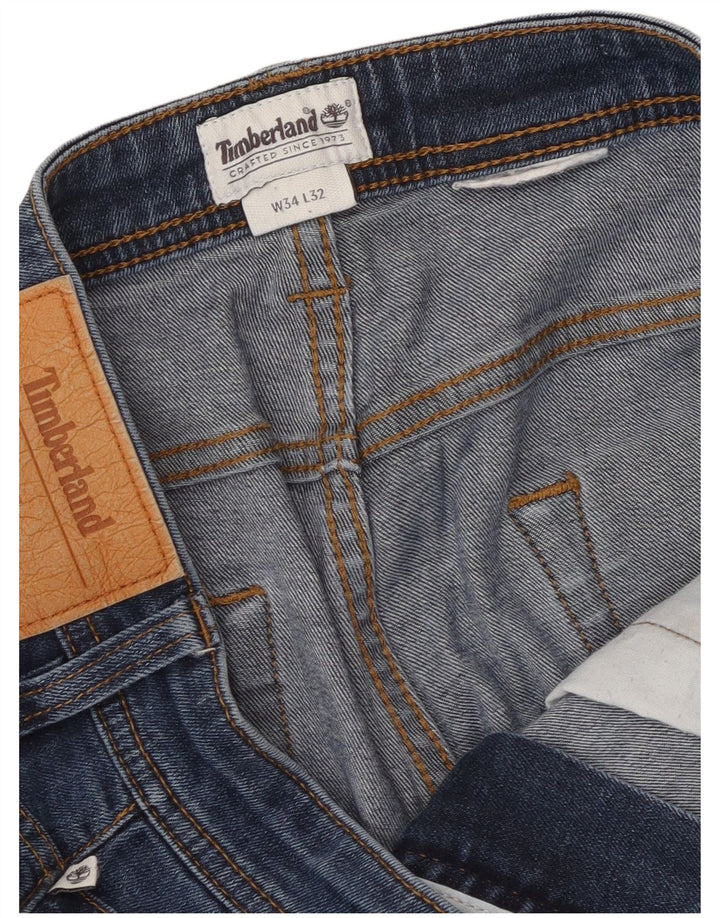 Timberland Herren Straight Jeans W34 L32 Blau