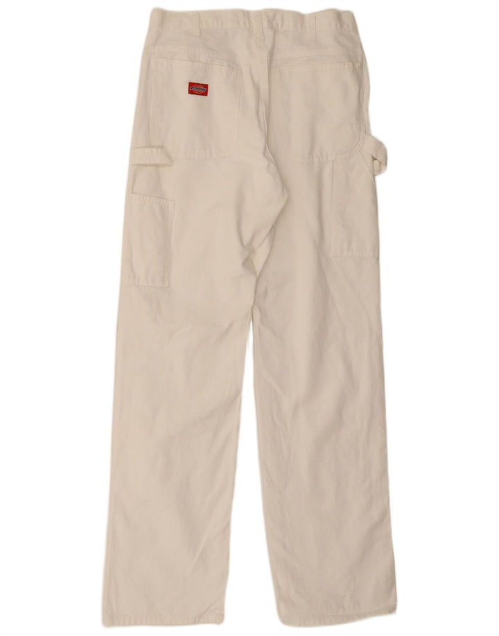 DICKIES Herren Cargo Straight Jeans W32 L34 Weiß
