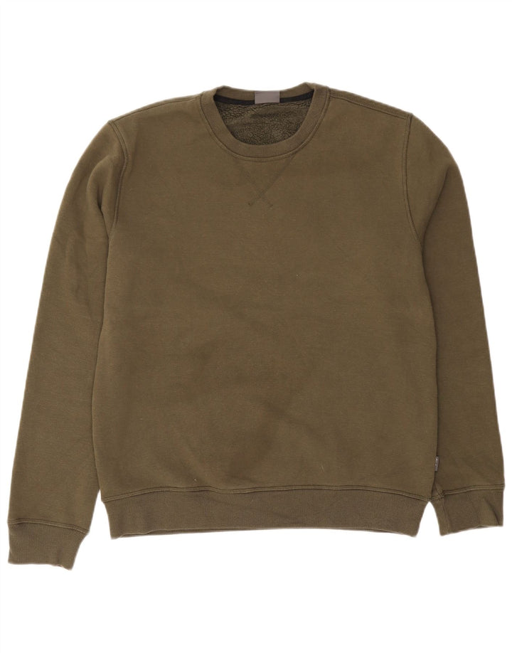 Eddie Bauer Herren-Sweatshirt-Pullover, mittlere Khaki-Baumwolle