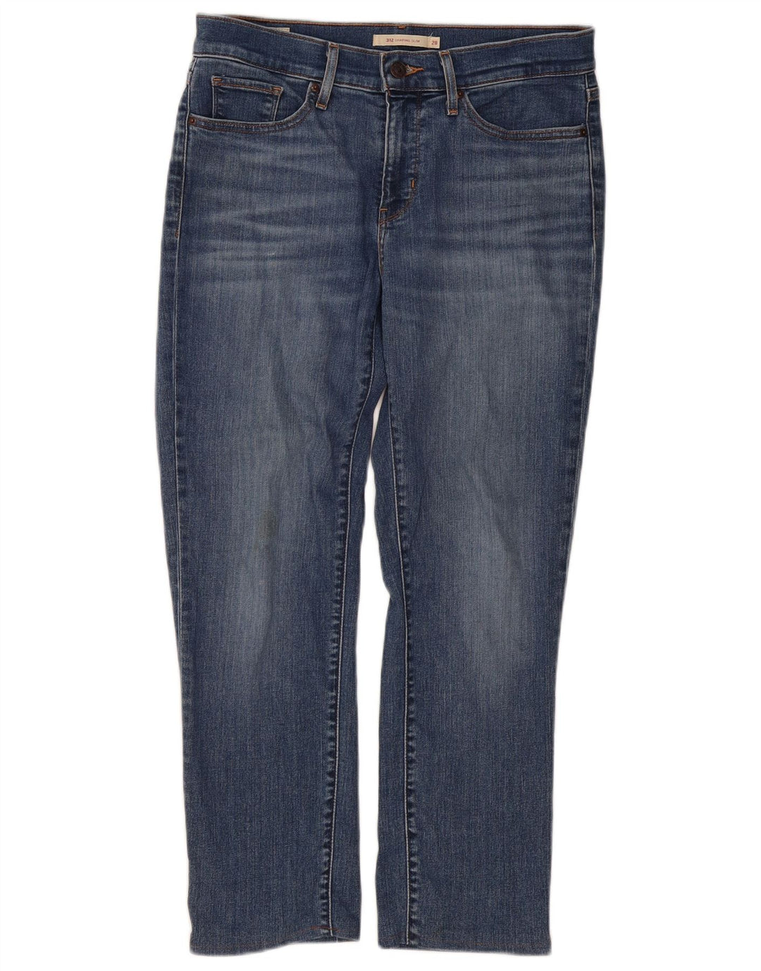 Levi's Damen 312 Shaping Slim Jeans W28 L26 Blaue Baumwolle