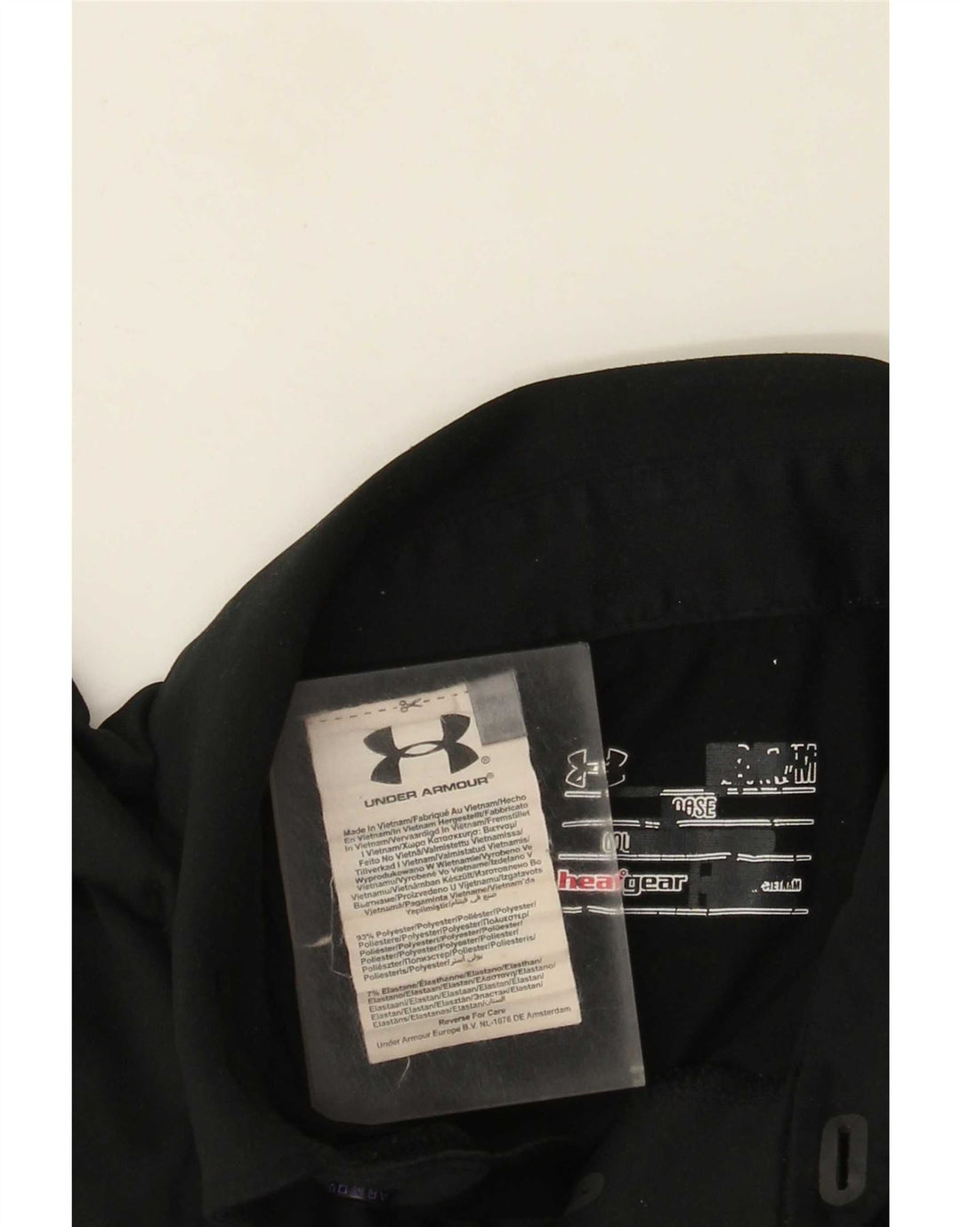 Under Armour Herren Heat Gear Poloshirt Medium Schwarz Polyester