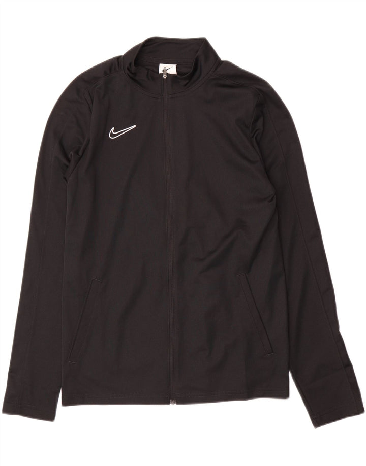 Nike Jungen Dri Fit Trainingsanzug Top Jacke 13–14 Jahre XL Schwarz Polyester