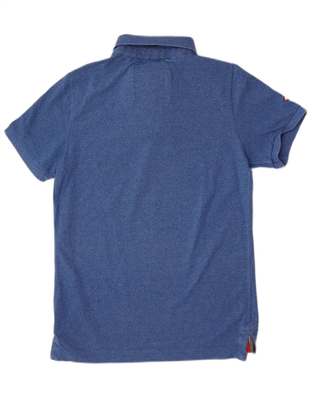 Superdry Herren-Poloshirt, groß, blau, Baumwolle, klassisch