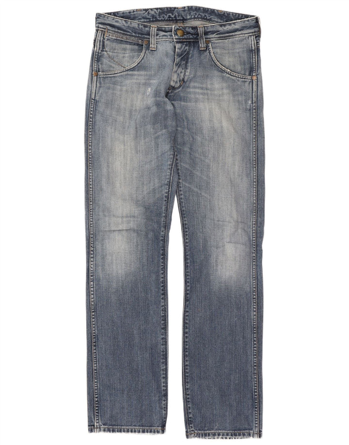 Wrangler Damen-Jeans „Crank Straight“, W32, L34, Blau, Baumwolle