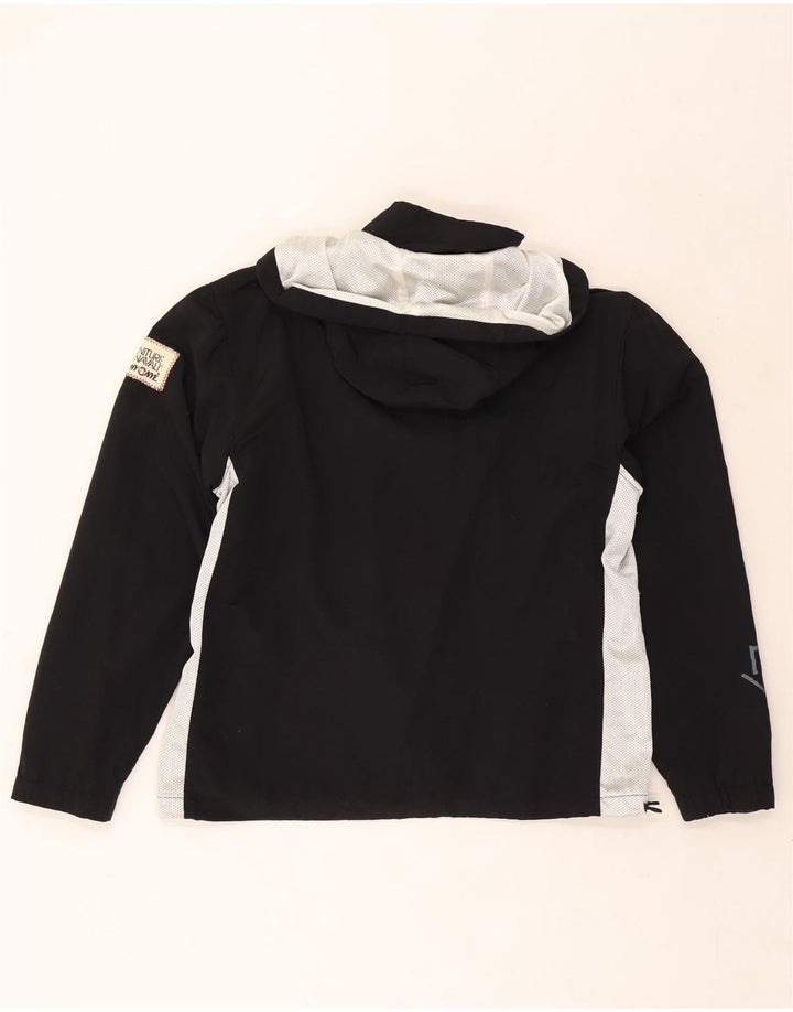 Murphy & Nye Damen Übergroße grafische Regenjacke UK 10 Small Schwarz
