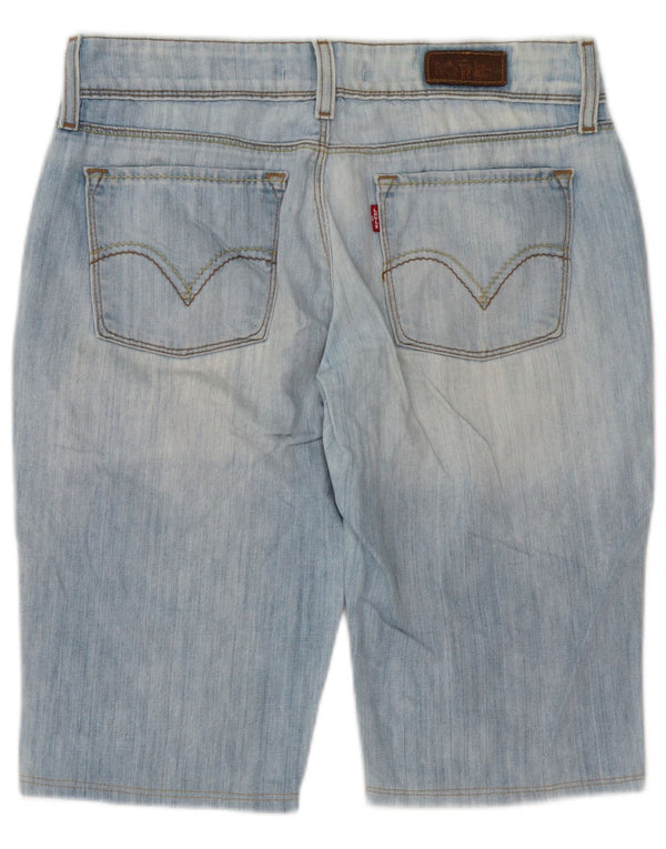 Levi's Damen 571 Slim Fit Denim Shorts W31 Mittelblaue Baumwolle