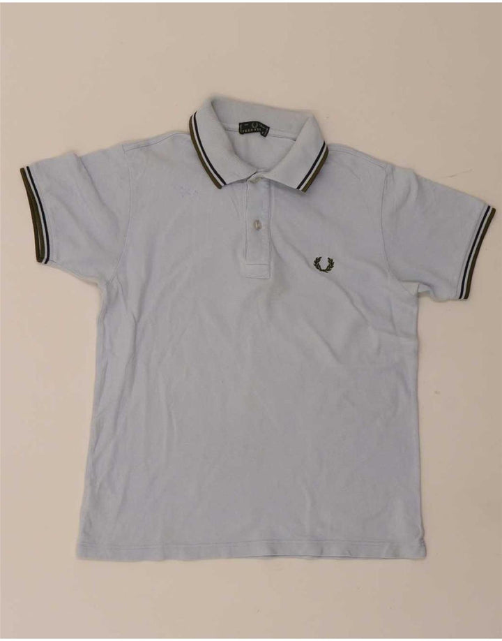 Fred Perry Jungen-Poloshirt, 13–14 Jahre, blaue Baumwolle