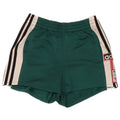 Adidas Damen Graphic Sport Shorts Mittelgrünes Colourblock-Polyester