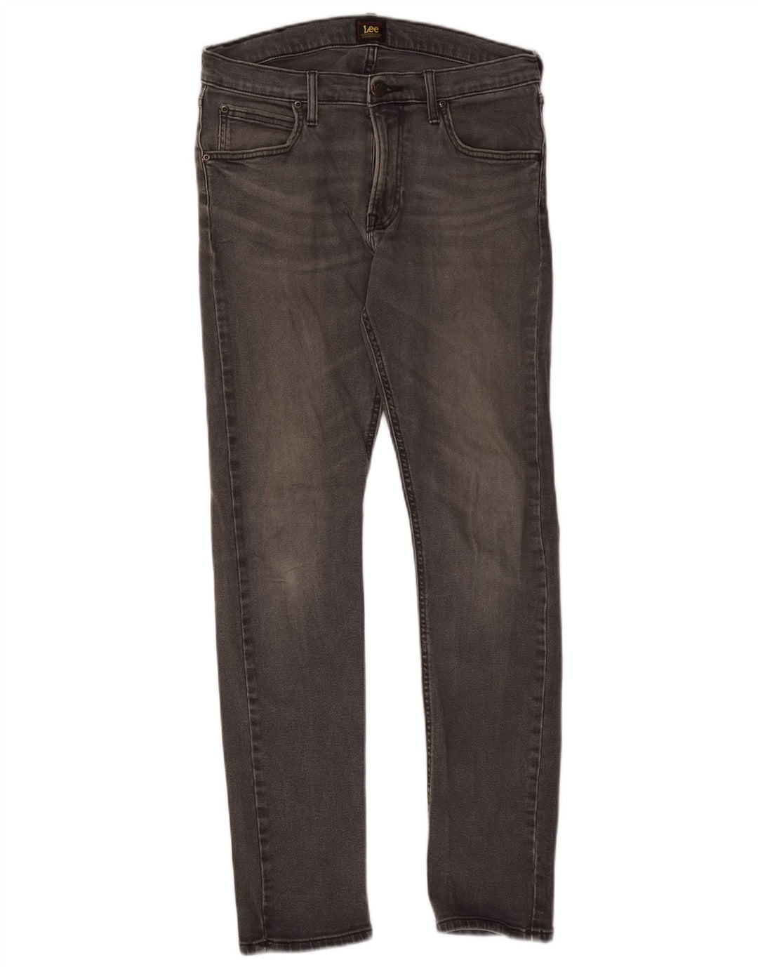 Lee Herren Luke Slim Jeans W30 L32 Graue Baumwolle