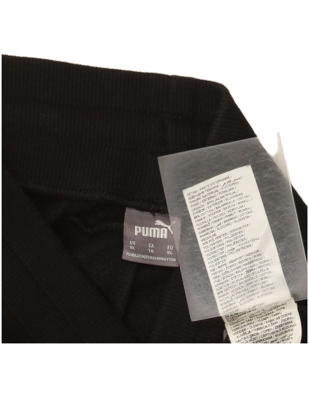 Puma Herren Trainingshose Jogger XL Schwarz Baumwolle