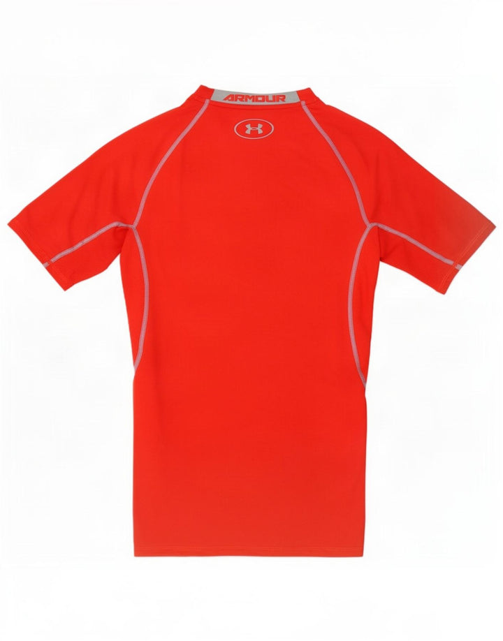 Under Armour Herren-Kompressions-T-Shirt-Oberteil, Größe S, Rot