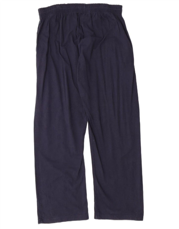 CHAMPION Mens Tracksuit Trousers 2XL  Navy Blue Cotton