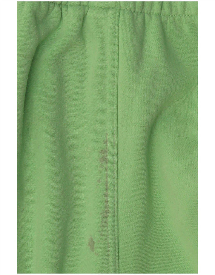 ADIDAS Damen Trainingshose Jogger UK 12 Mittelgrüne Baumwolle