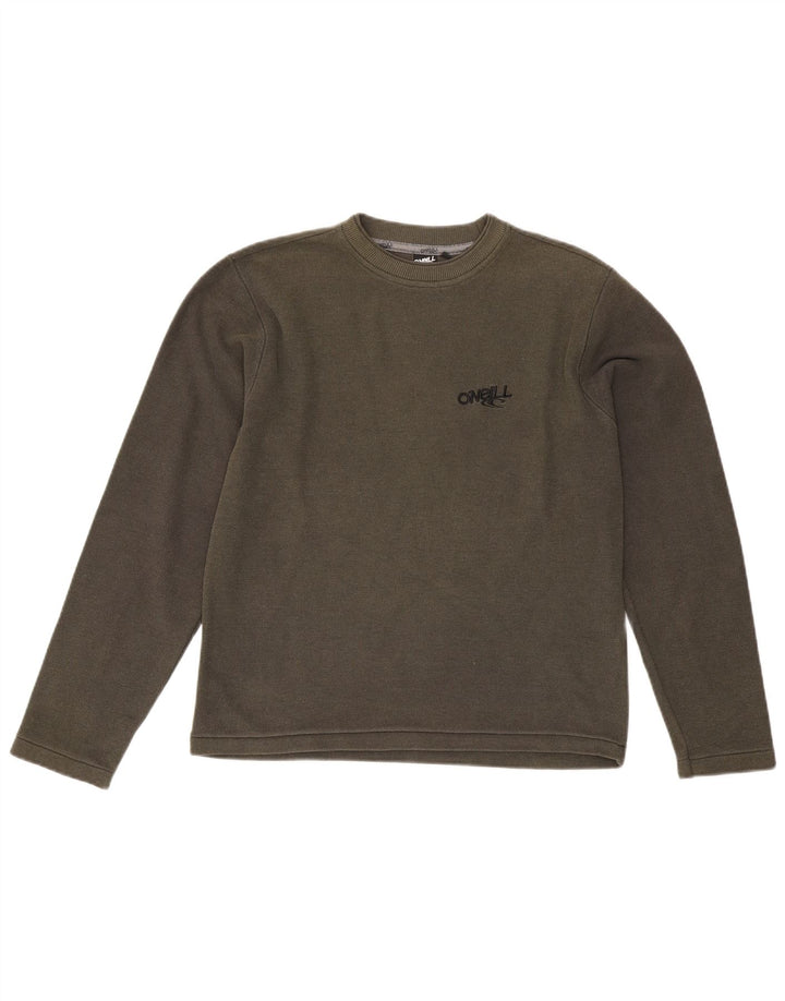 O'Neill Herren-Sweatshirt-Pullover aus mittelgrüner Baumwolle