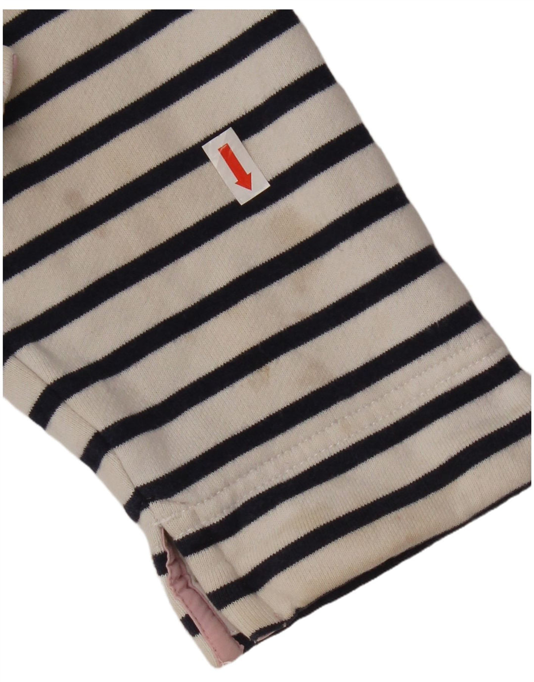 Crew Clothing Damen-Sweatshirt-Pullover, Größe M, Marineblau, gestreift, UK 12