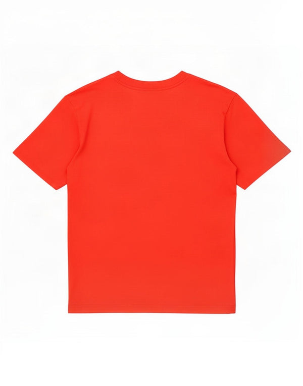 Vintage Damen Grafik T-Shirt Top UK 16 Große rote Baumwolle