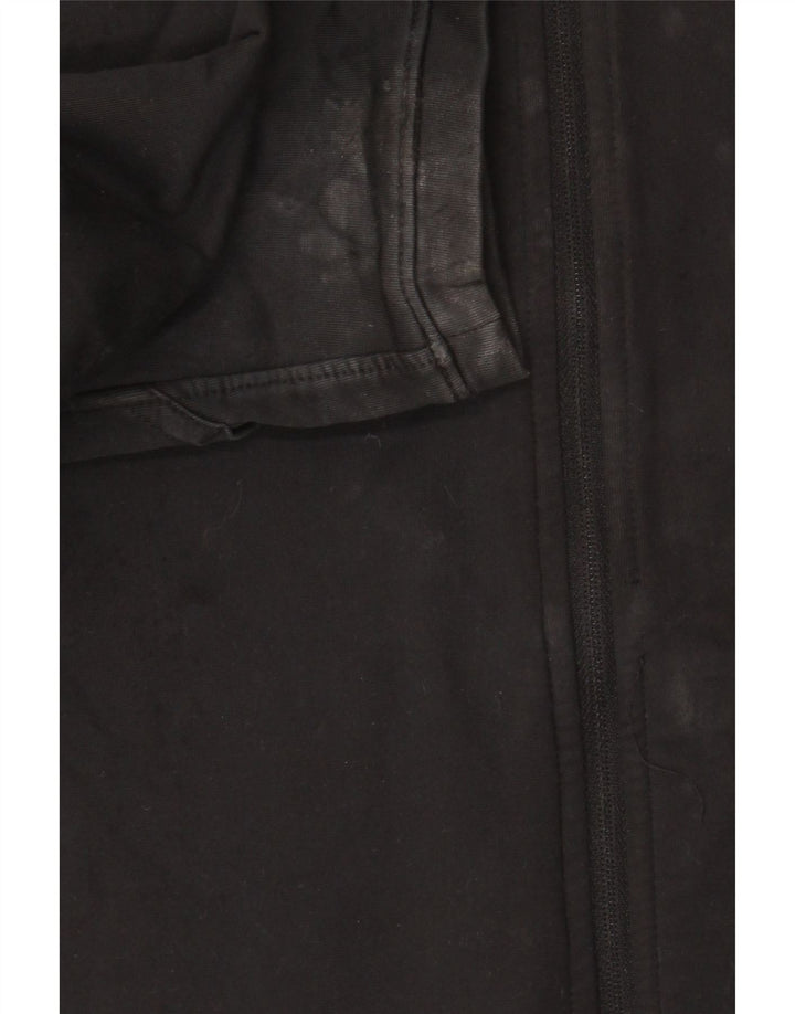 Nike Herren-Dri-Fit-Trainingsanzug-Top-Jacke, großes, schwarzes Polyester