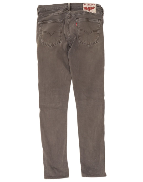 Levi's Herren Skinny Jeans W32 L34 Graue Baumwolle